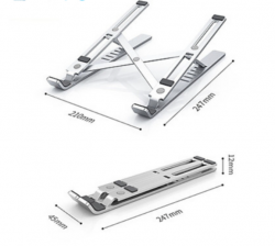 Giá Đỡ Laptop Bằng Nhôm Dùng Cho Máy Từ 11 Đến 21 icnh